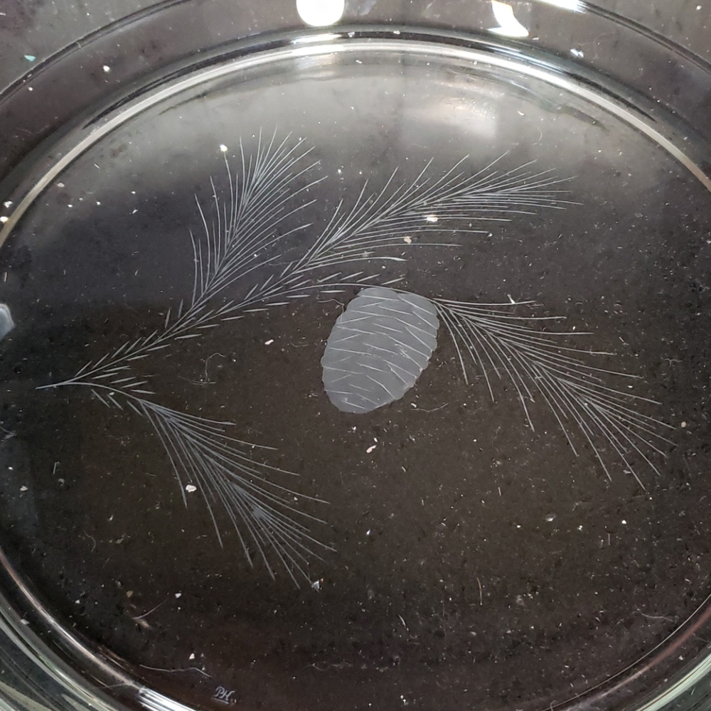 Princess House Pinecone 13" Serving Platter